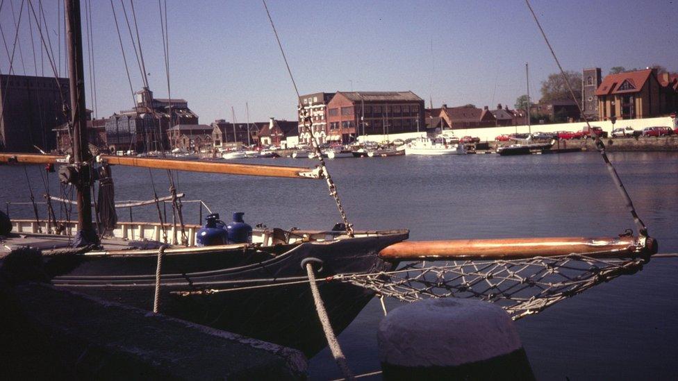 Ipswich wet dock, 1990s