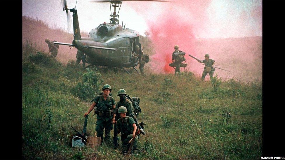 Milwyr Americanaidd yng Ngwm Ashau // 1st Cavalry Division troops near the Ashau Valley. 1968