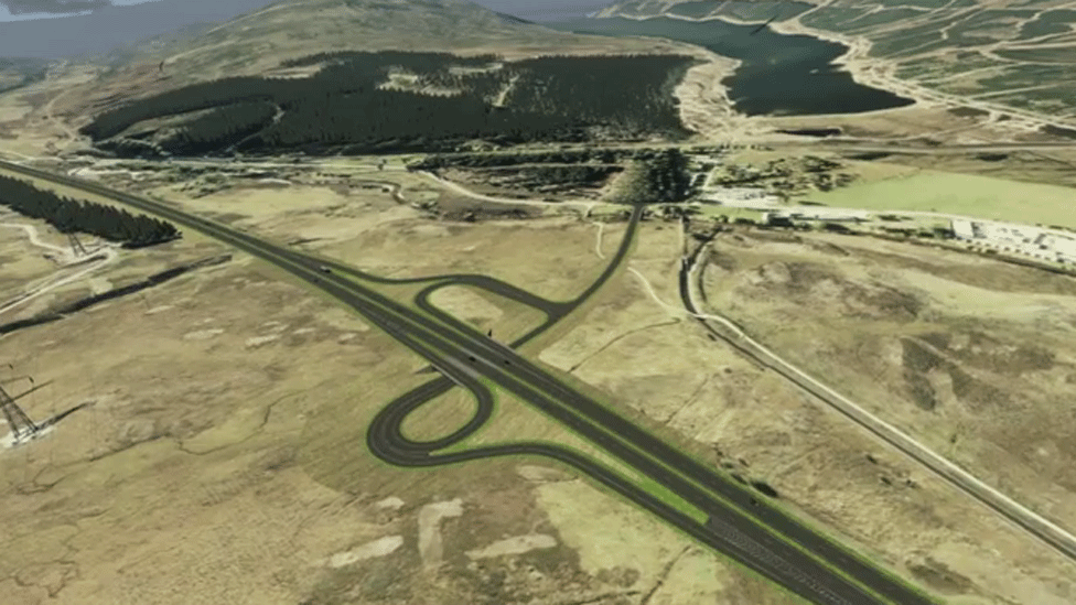 Visualisation of new junction at Dalwhinnie