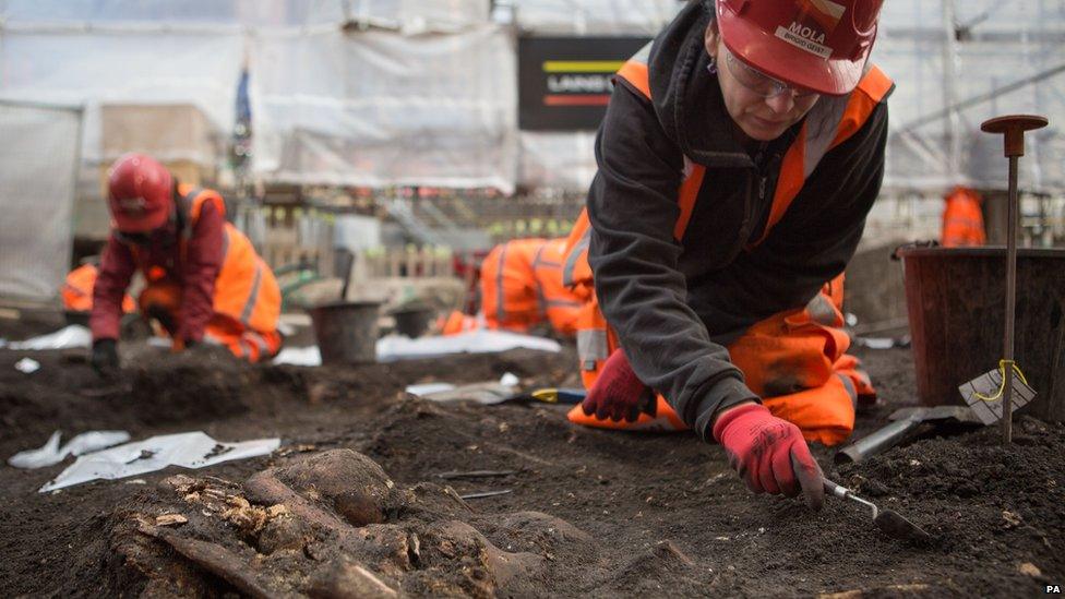 Excavation in London