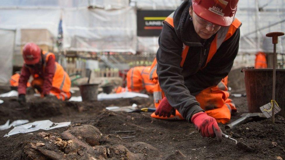 Excavation in London