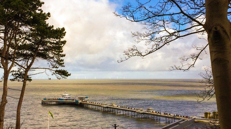 Mel Bloor-Steen and my photo is of Llandudno Pier as seen from Happy Valley