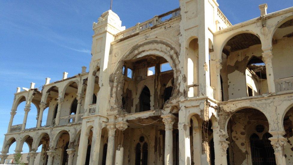 Old bank in Massawa, Eritrea