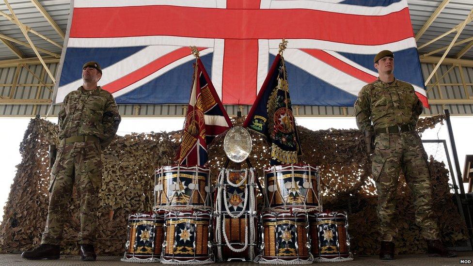 British soldiers in Kabul