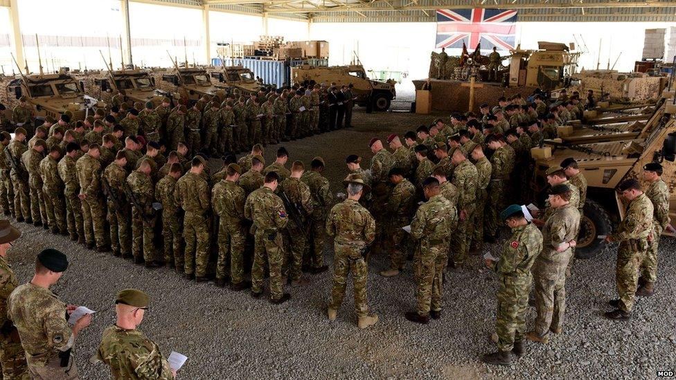 British soldiers in Kabul