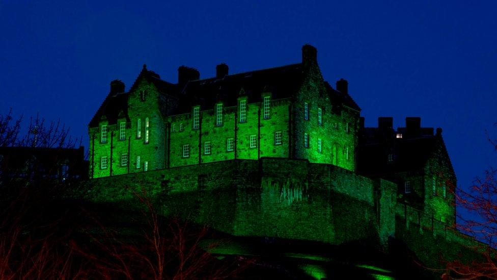 Edinburgh Castle in Scotland