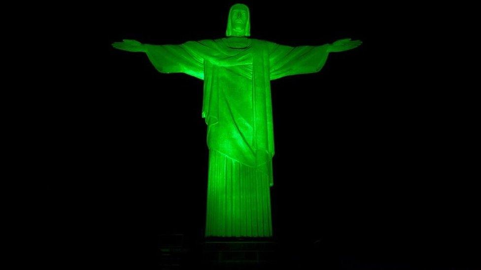 • The Christ the Redeemer statue, Rio de Janeiro, Brazil