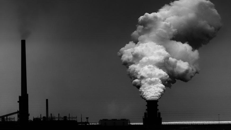 Ludwig Esser from Swansea captured this image of a coke oven in Port Talbot letting off steam caused by dousing the hot coke