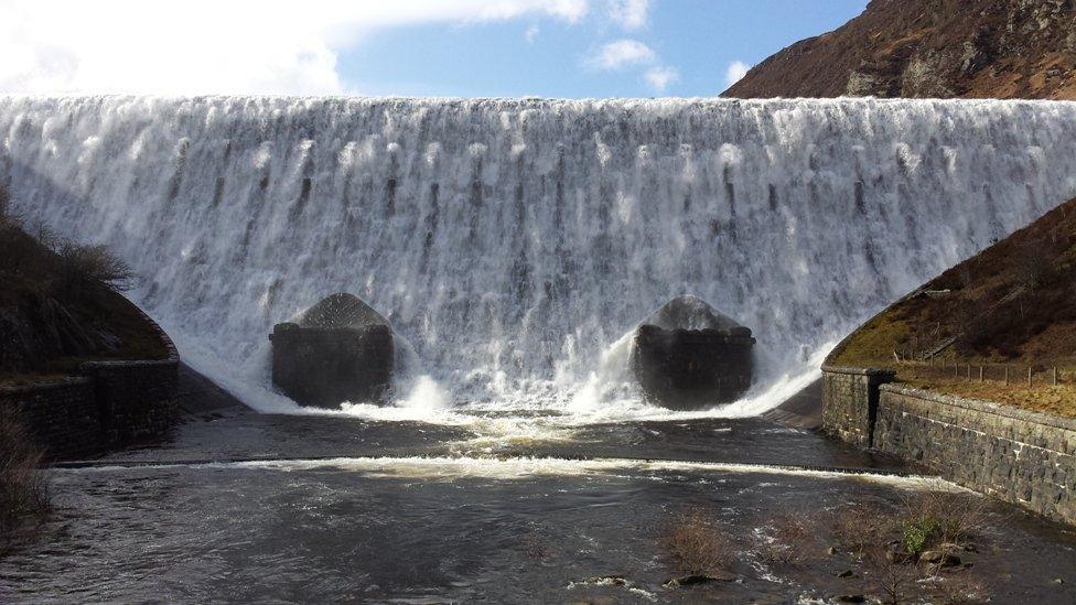 Angela Forster took this picture of the Caban Coch Dam just behind the Elan Valley Visitor Centre in Powys