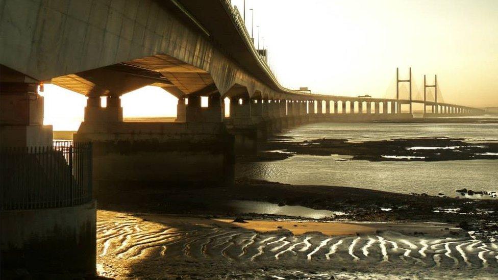 Sian Rhys from Cardiff took this shot looking over to Wales during a walk across the second Severn Crossing