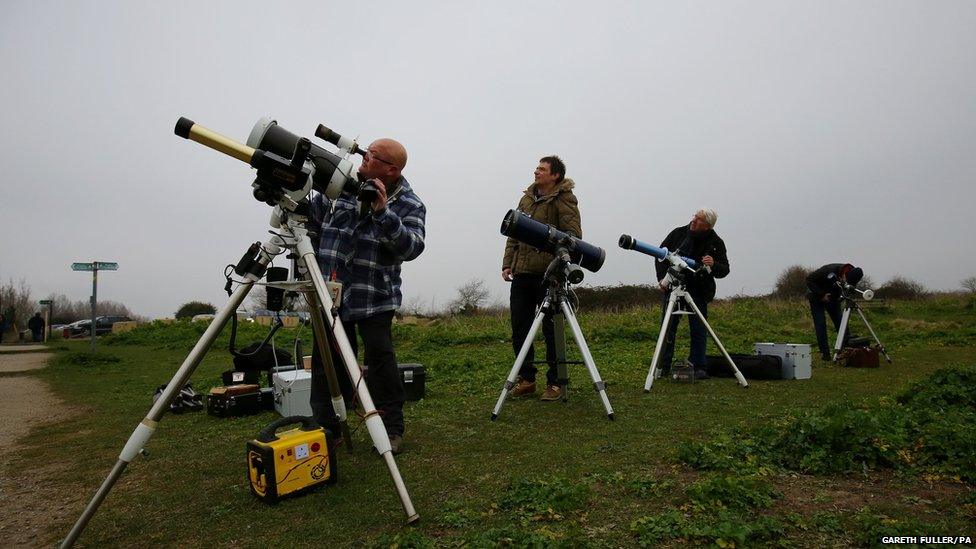 Members of the Mid Kent Astronomical Society