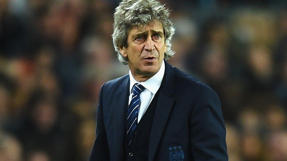 Manchester City manager Manuel Pellegrini