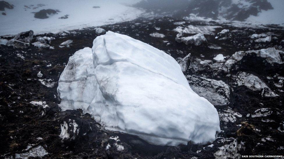 Avalanche on Glas Tulaichean