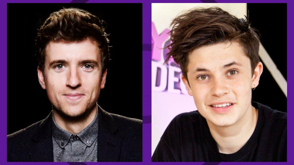 Greg James and Cel Spellman