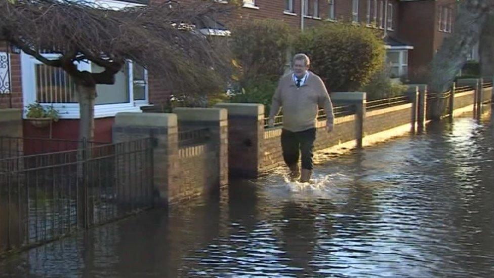 Flooding in Port Clarence