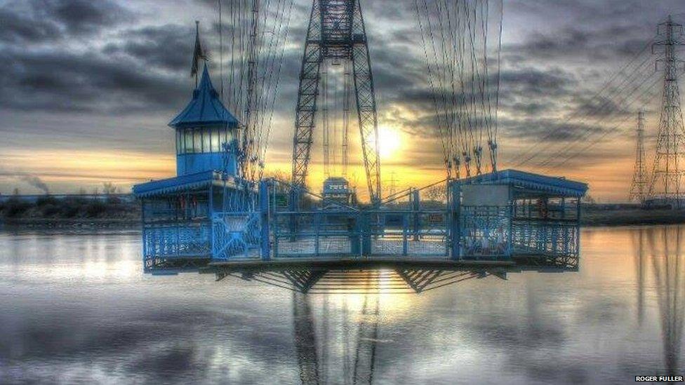 Roger Fuller's image of Newport's Transporter Bridge