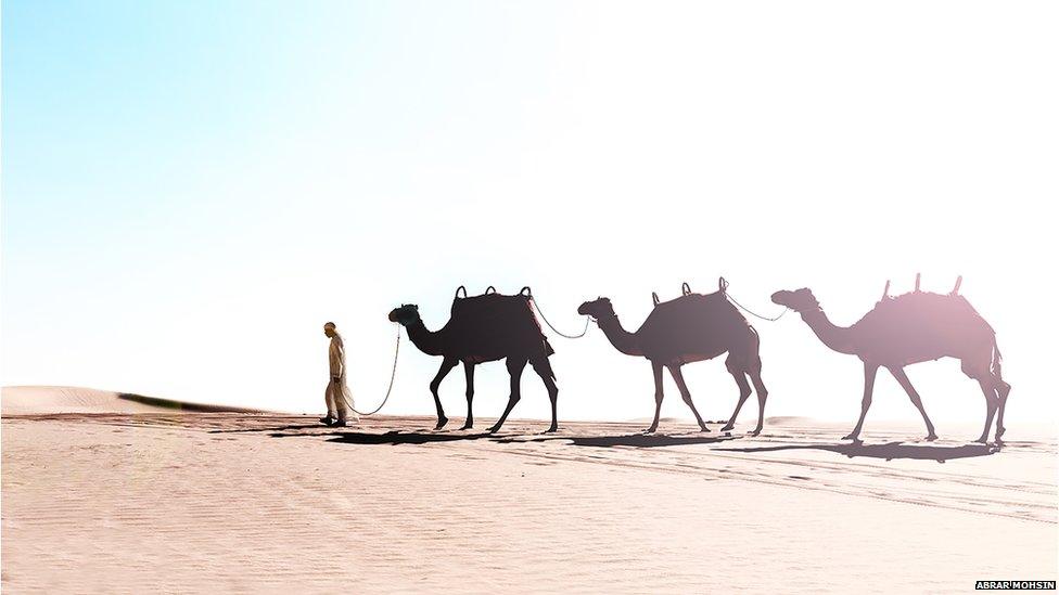 Bedouin in the desert