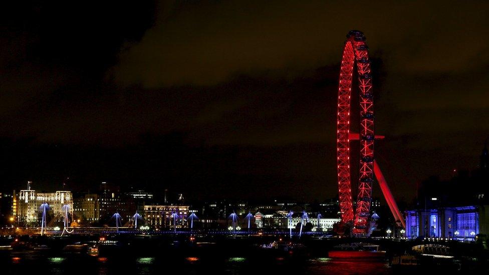 The London Eye before Earth Hour