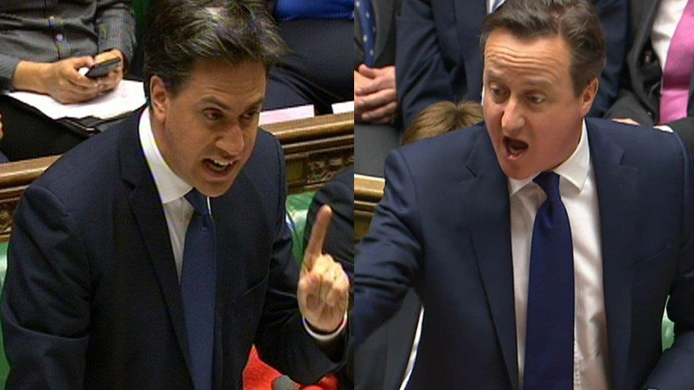 Ed Miliband and David Cameron