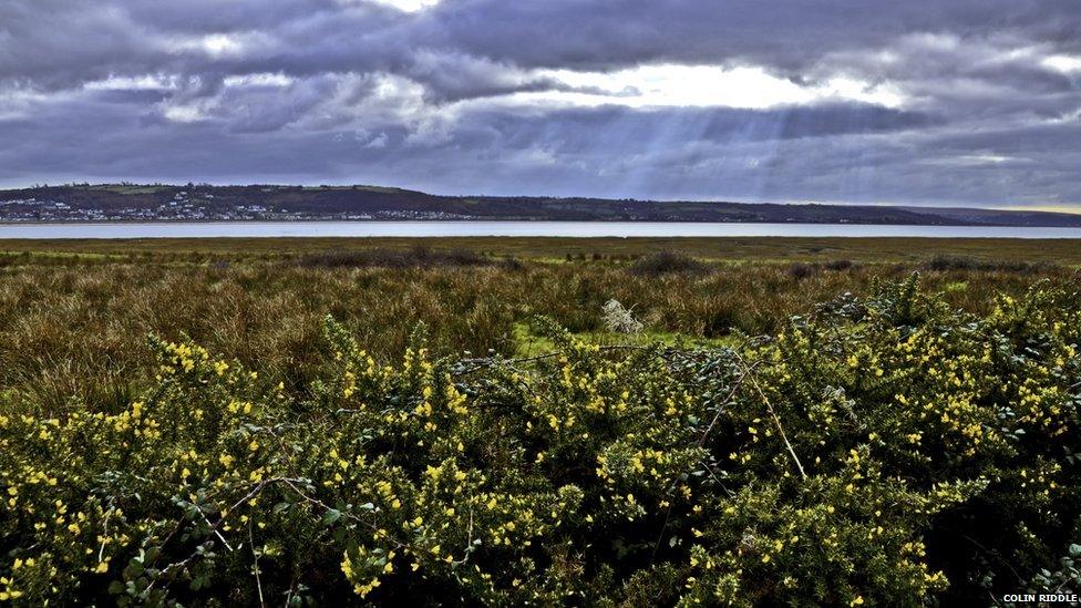 North Gower from the Millennium Coast Path near Llanelli, Carmarthenshire, taken by Colin Riddle