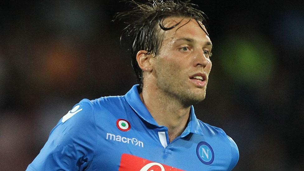 Michu in action for Napoli