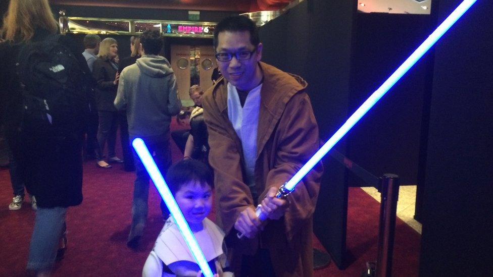 Jason and his son Harrison attended the London leg of the Star Wars Celebration fan event