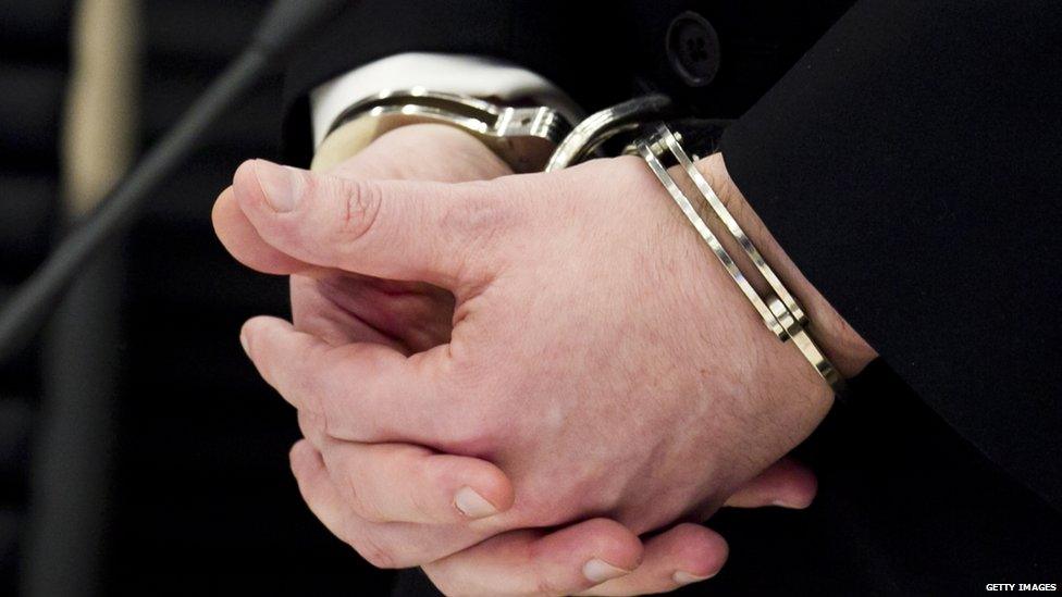 Man in handcuffs