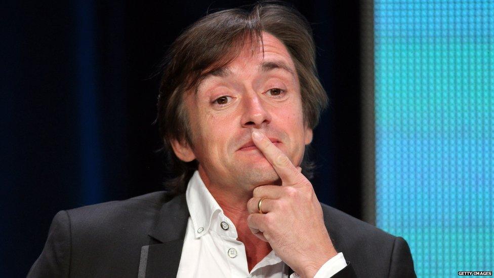 Richard Hammond looking bored