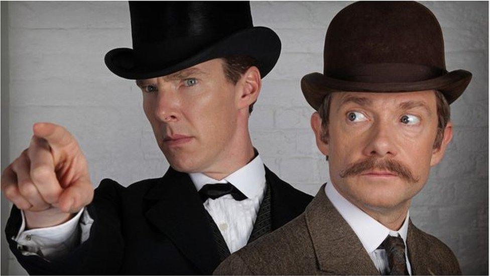 Benedict Cumberbatch and Martin Freeman