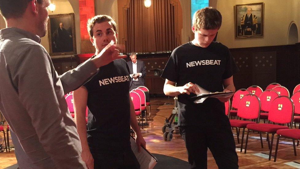 Newsbeat's Nick Rotherham and Luke Jones