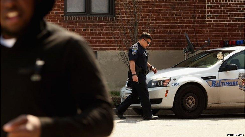 Police officer in Sandtown