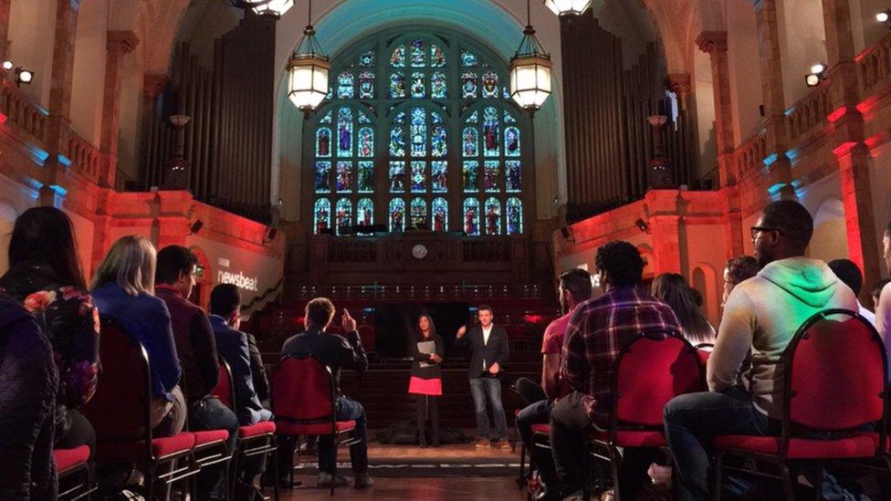 Inside the University of Birmingham for the big Newsbeat debate