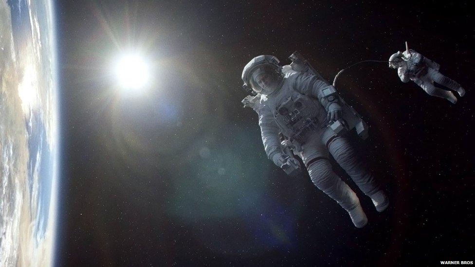 Shot of the film Gravity