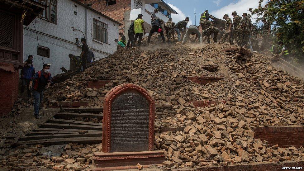 Basantapor after the quake