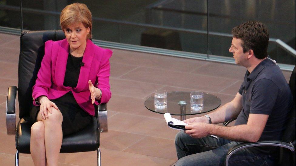 nicola sturgeon with Chris Smith