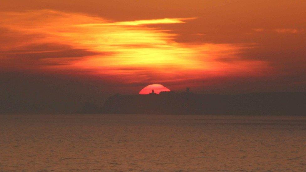 A lovely sunset taken over Freshwater West, Pembrokeshire photographed by Hannah Legg