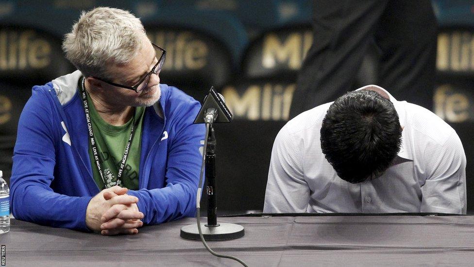 Freddie Roach and Manny Pacquiao