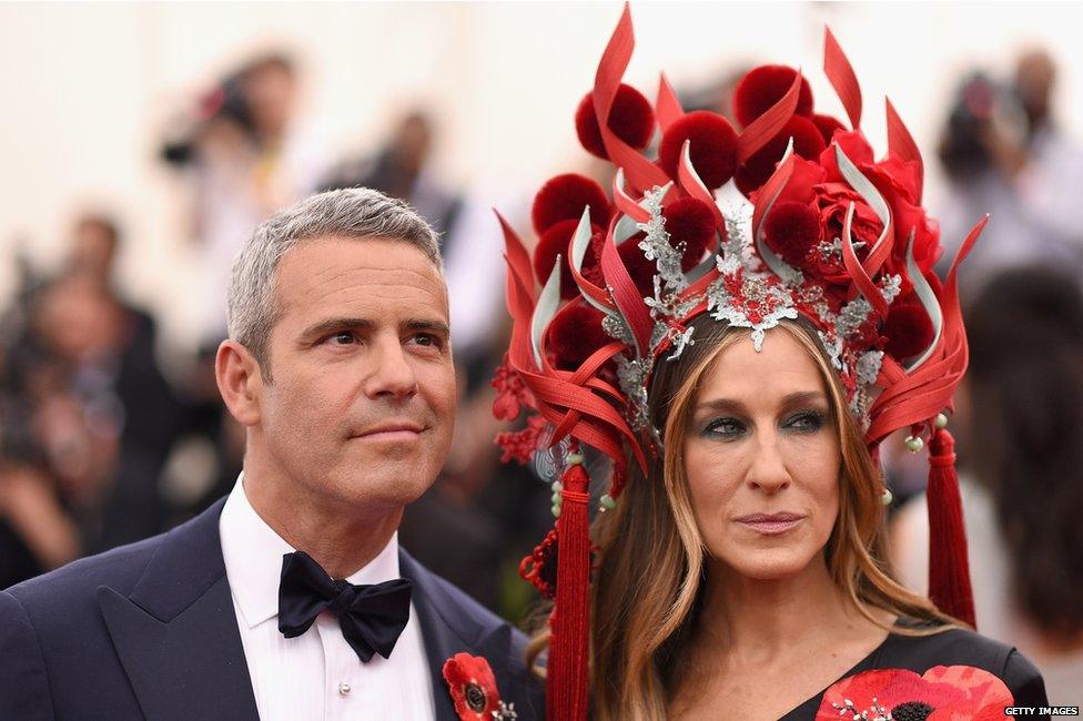 Andy Cohen and Sarah Jessica Parker