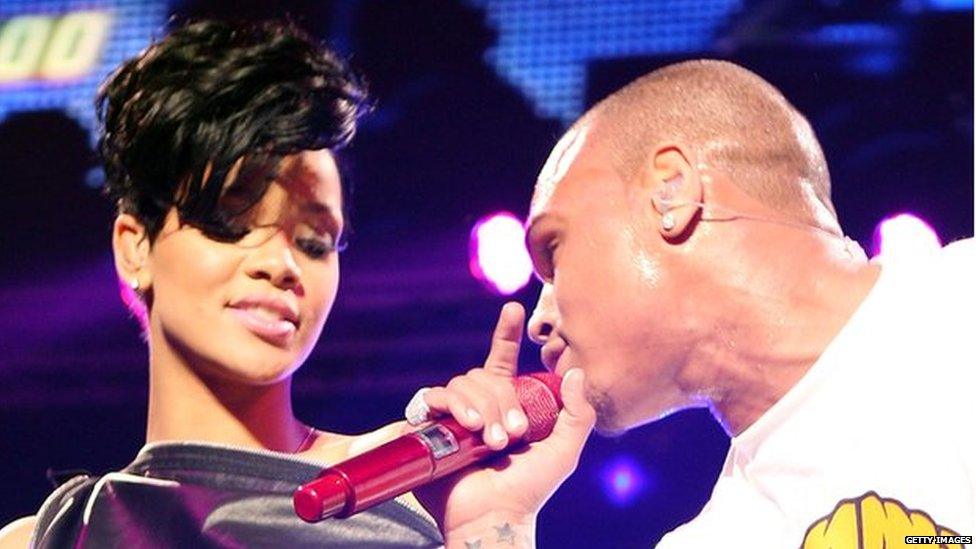 Chris Brown and Rihanna