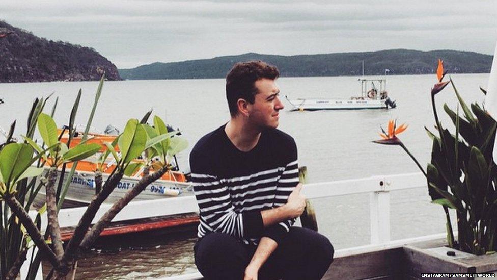 Sam Smith's Instagram post