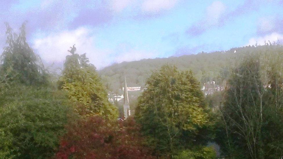 Bob Williams, of Pontardwe, took this picture in Parc Gwynfryn, Alltwen. The spire is St Peter’s Church, Pontardawe