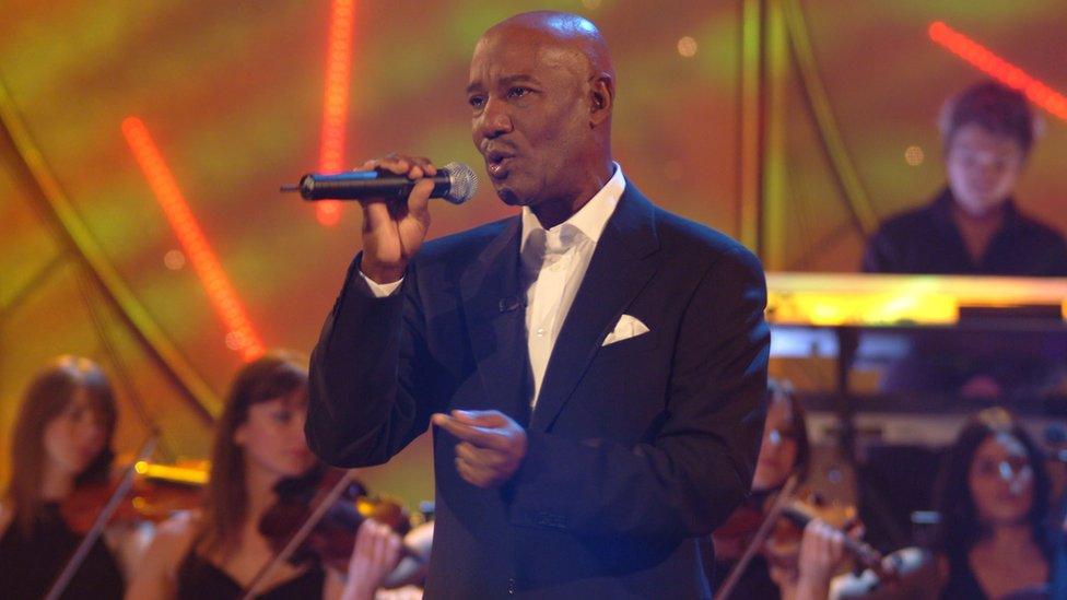 Errol Brown performs on All Time Greatest Love Songs 2004