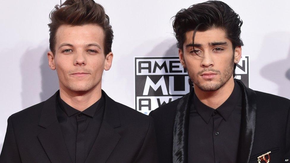 Louis Tomlinson and Zayn Malik