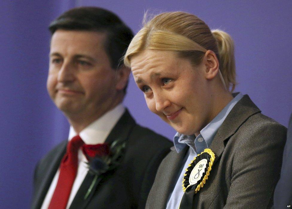 Douglas Alexander and Mhairi Black