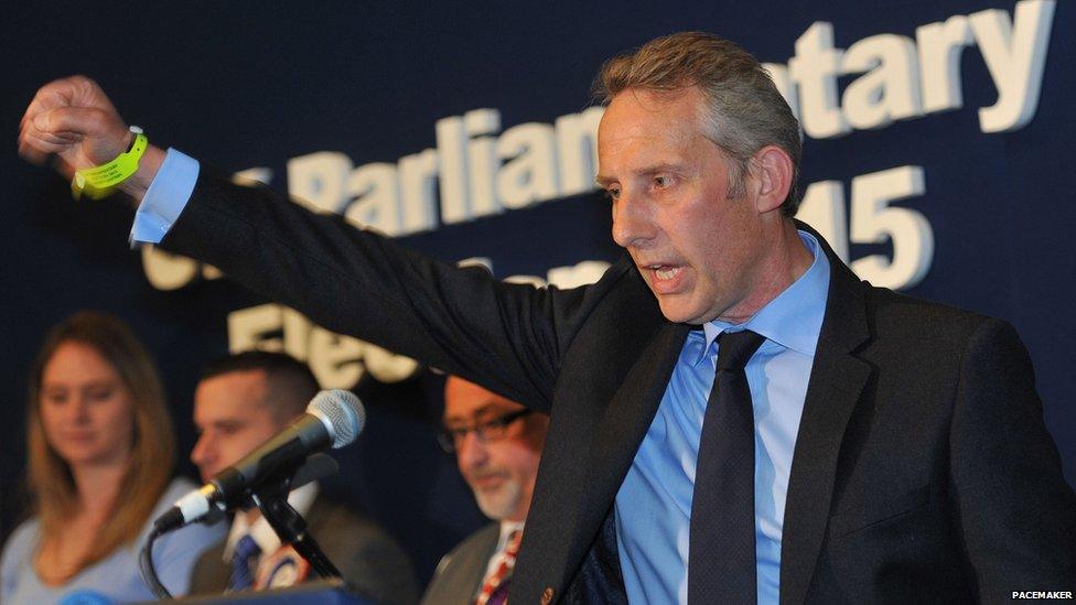 Ian Paisley's victory speech