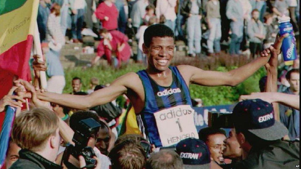 Gebrselassie, Haile - Ethiopia 10,000 metres world record holder