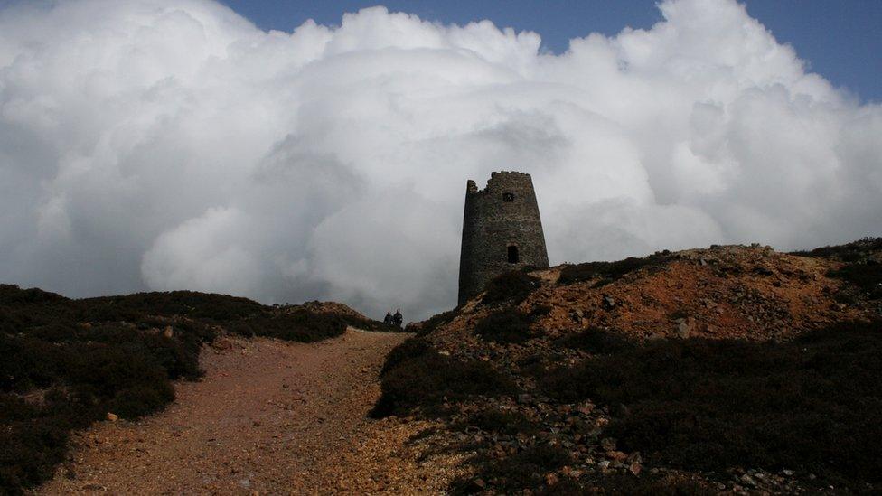 This view of the former mill at Parys mountain, near Amlwch on Anglesey was captured by Lisa Hooton.