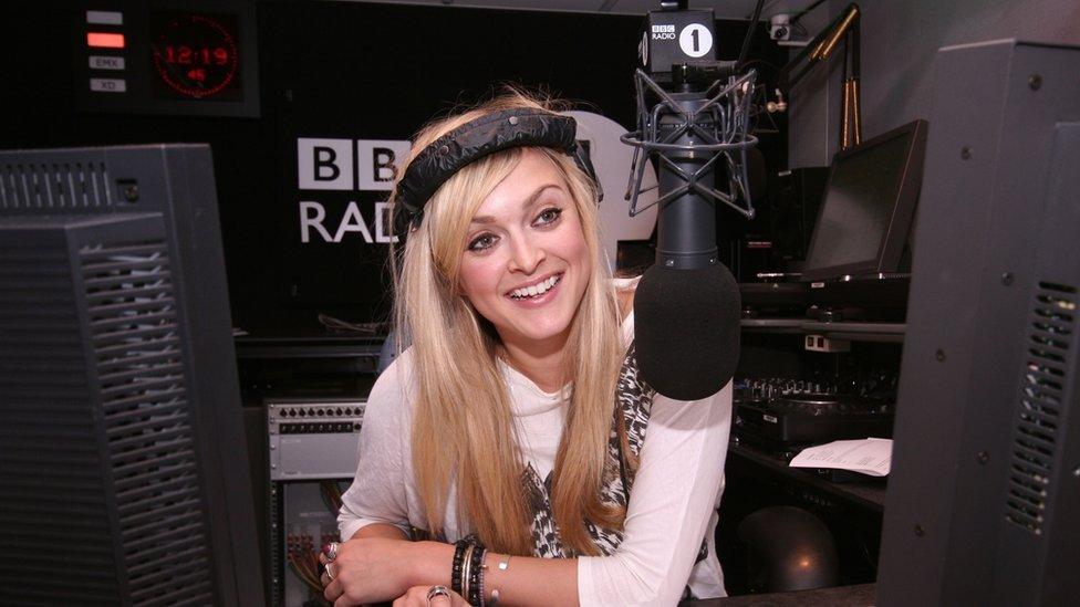 Fearne Cotton in the studio