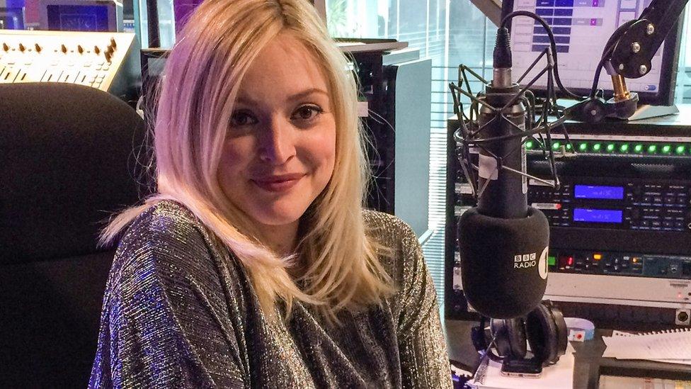 Fearne Cotton in the studio