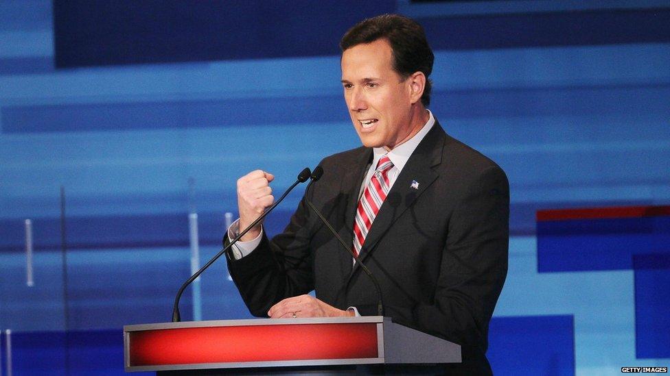 In 2012, Mr Santorum performed poorly in early polling but went on to win several key primary races